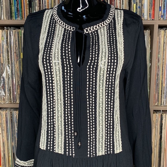 Love Sam Embroidered Bohemian Dress Size Small - Picture 2 of 6